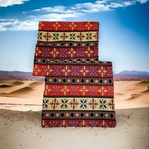 Pillow Covers Set of 2 Cotton/Poly 18" X 18" Zip Close Southwest Christmas Gift